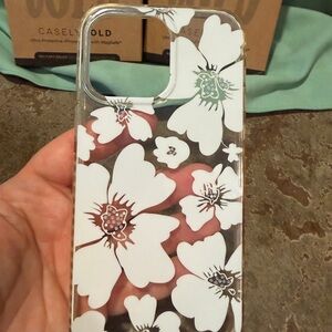 kate spade Floral Phone Case - Black and White